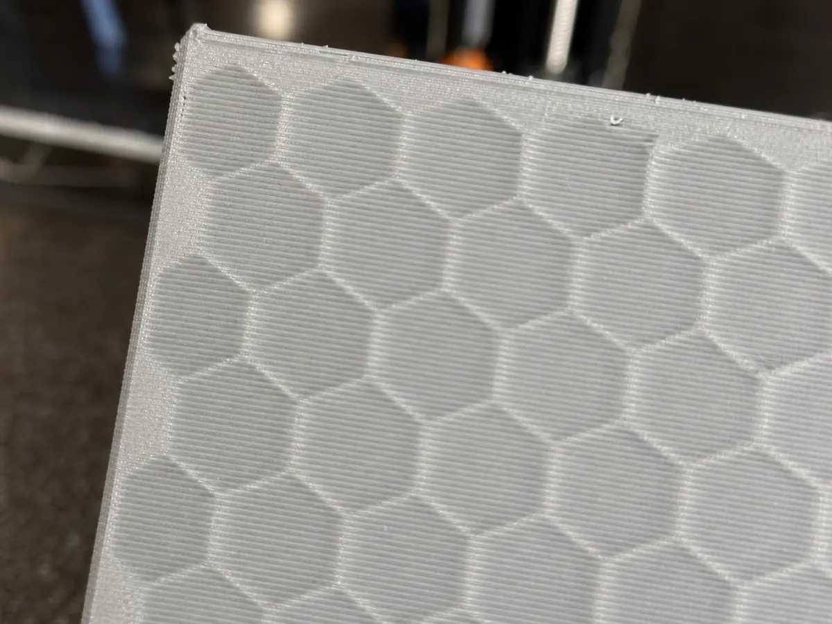 Infill Showing Through example 1